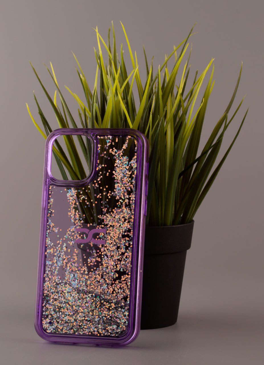 Силиконовый чехол AQUARIUM для iPhone 12 Pro Max фиолетовый