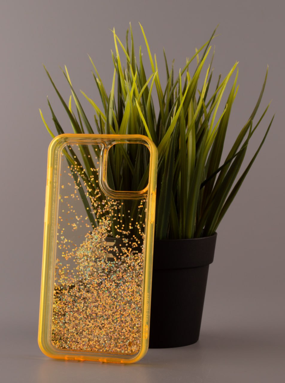 Силиконовый чехол AQUARIUM для iPhone 12 Pro Max желтый