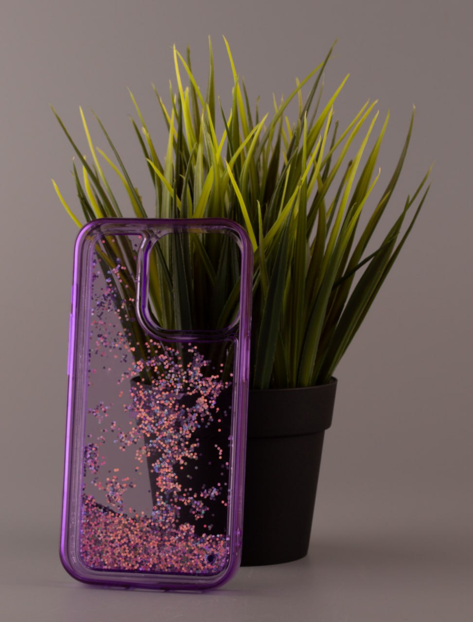 Силиконовый чехол AQUARIUM для iPhone 13 фиолетовый