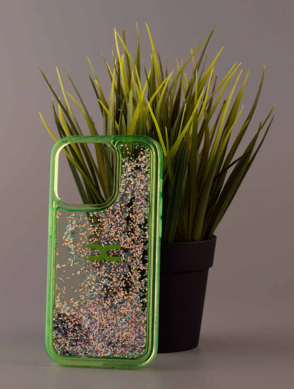 Силиконовый чехол AQUARIUM для iPhone 13 зеленый