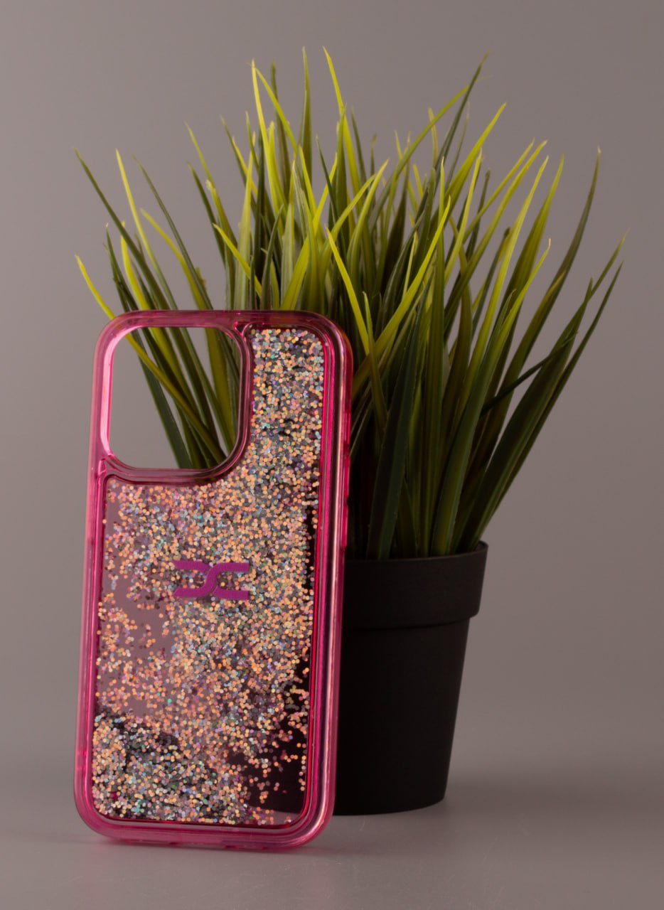 Силиконовый чехол AQUARIUM для iPhone 13 розовый