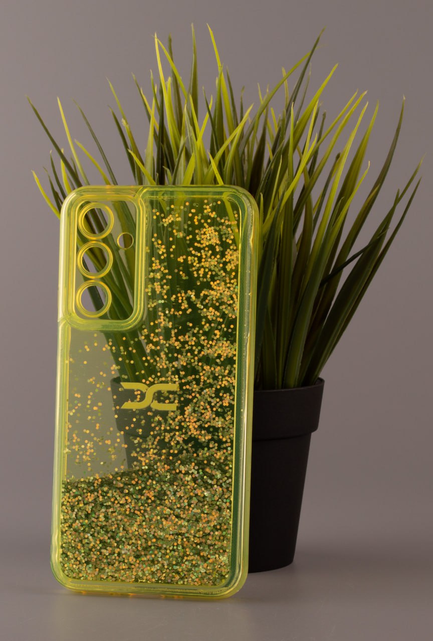 Силиконовый чехол AQUARIUM для Samsung A34 желтый