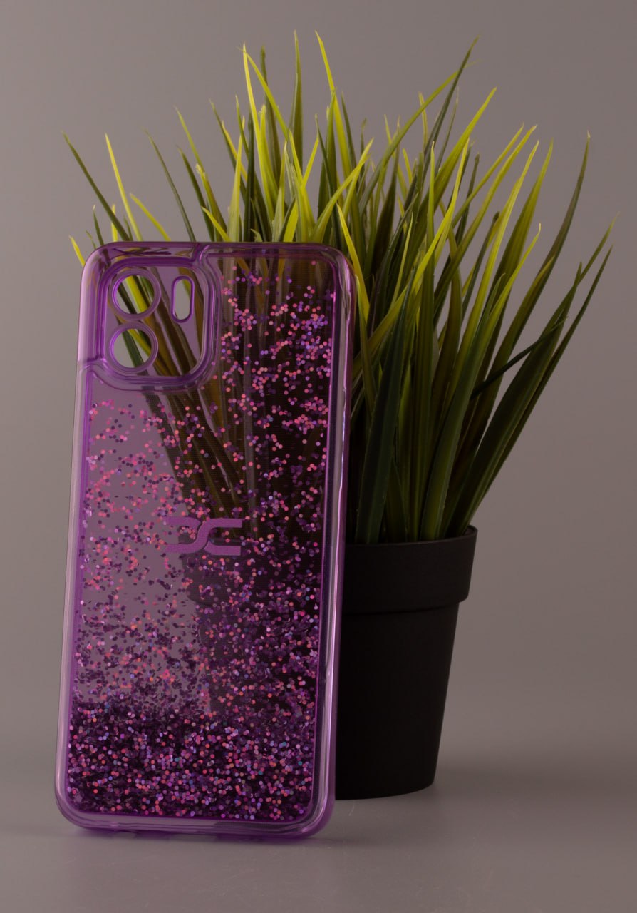 Силиконовый чехол AQUARIUM для Xiaomi Redmi A2 фиолетовый