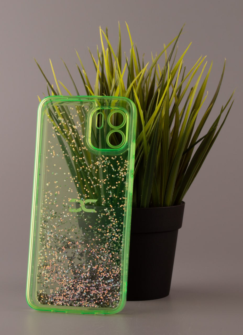 Силиконовый чехол AQUARIUM для Xiaomi Redmi A2 зеленый