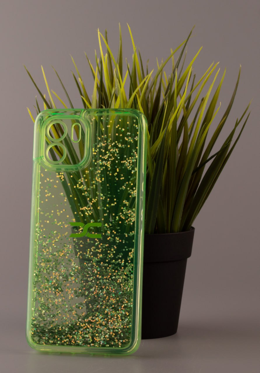 Силиконовый чехол AQUARIUM для Xiaomi Redmi A2 зеленый