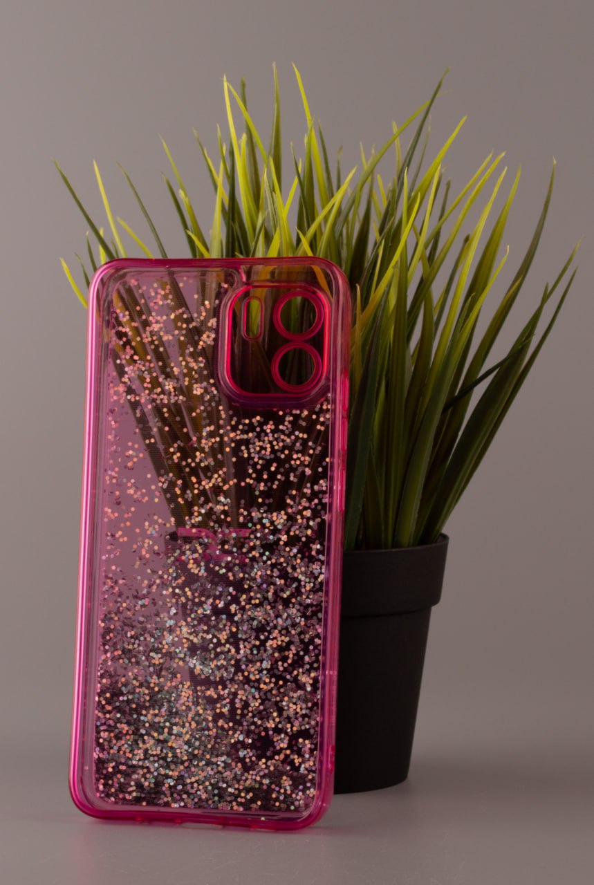 Силиконовый чехол AQUARIUM для Xiaomi Redmi A2 розовый