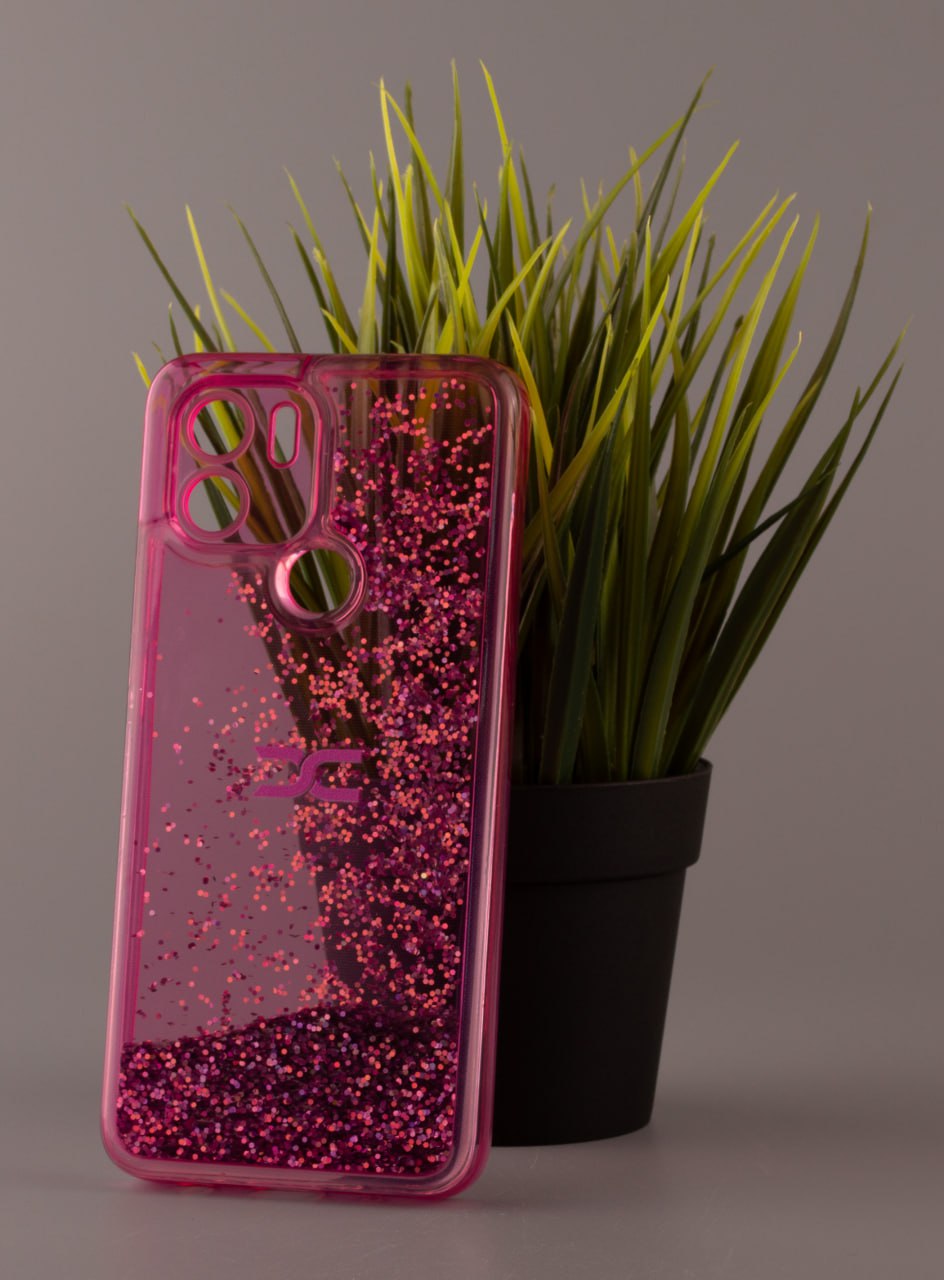 Силиконовый чехол AQUARIUM для Xiaomi Redmi A2 Plus розовый