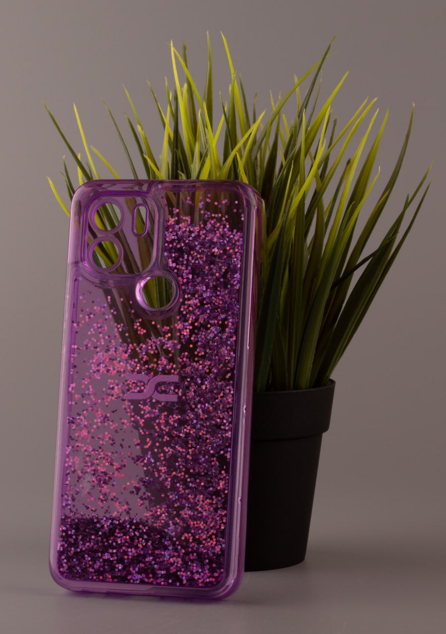 Силиконовый чехол AQUARIUM для Xiaomi Redmi A2 Plus фиолетовый