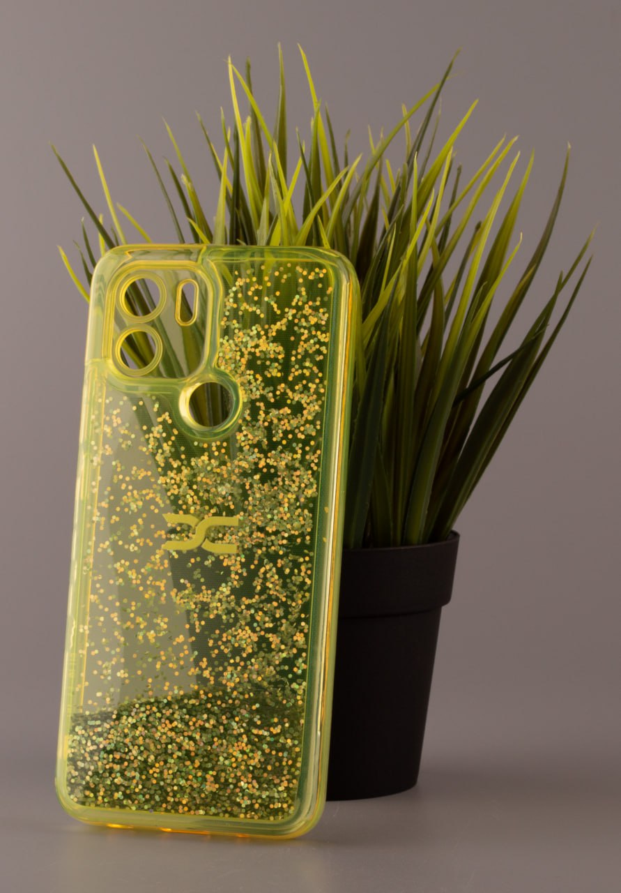 Силиконовый чехол AQUARIUM для Xiaomi Redmi A2 Plus желтый