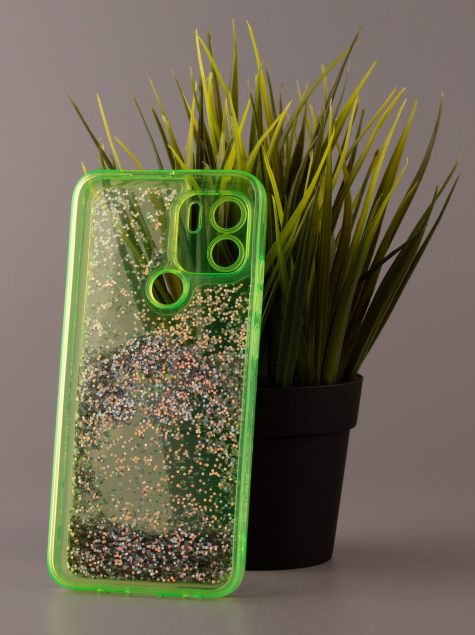 Силиконовый чехол AQUARIUM для Xiaomi Redmi A2 Plus зеленый