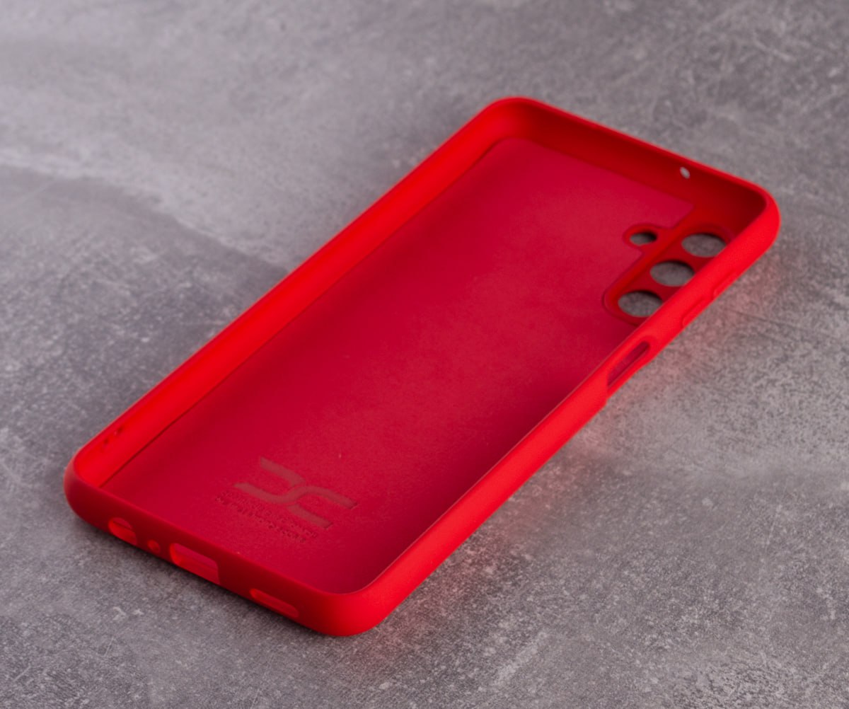 Силиконовый чехол SOFT Silicone Case для Samsung A14 (без лого) красный