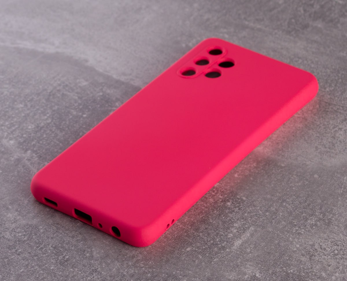 Силиконовый чехол SOFT Silicone Case для Samsung A33 5G (без лого) малиновый