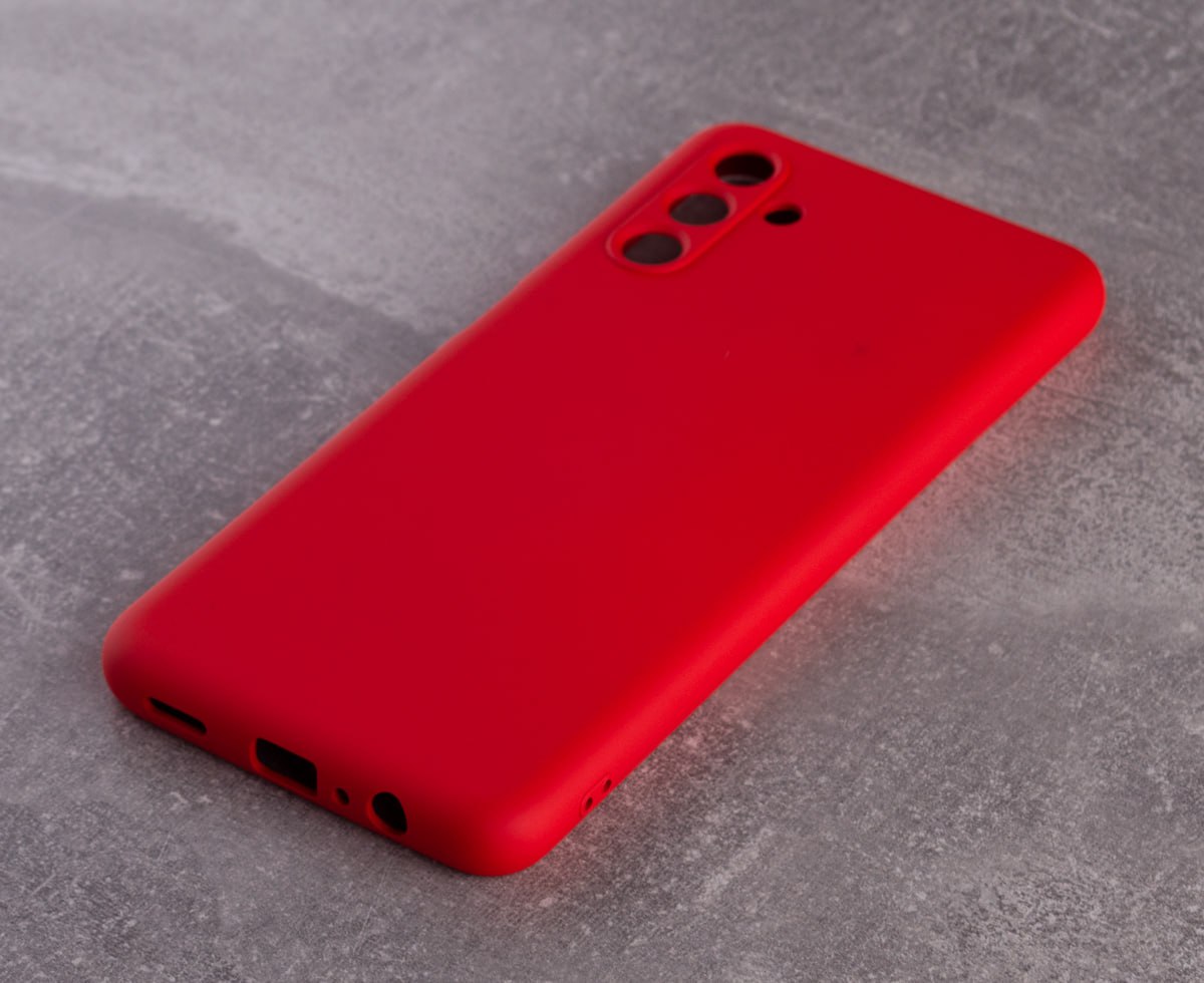 Силиконовый чехол SOFT Silicone Case для Samsung M14 (без лого) красный