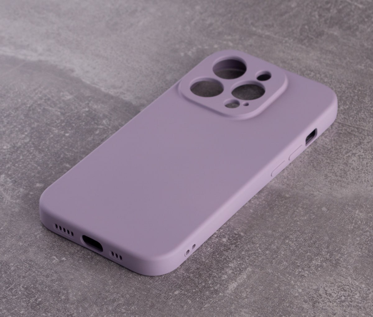 Силиконовый чехол SOFT Silicone Case для iPhone 14 Pro Max (без лого) глициния