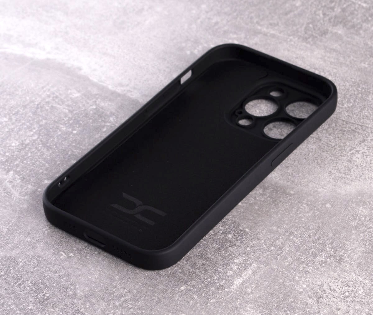 Силиконовый чехол SOFT Silicone Case для iPhone 14 Pro Max (без лого) черный