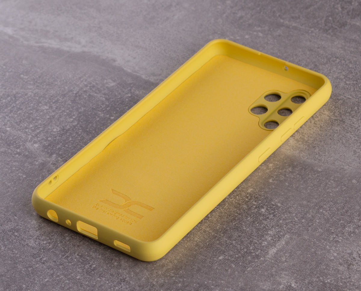 Силиконовый чехол SOFT Silicone Case для Samsung A53 5G (без лого) лимонный