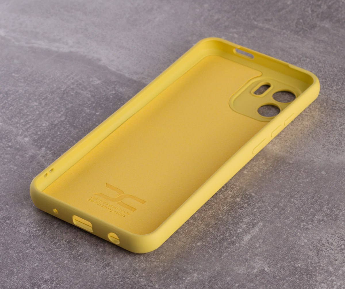 Силиконовый чехол SOFT Silicone Case для Xiaomi Redmi A1/A2 (без лого) лимонный