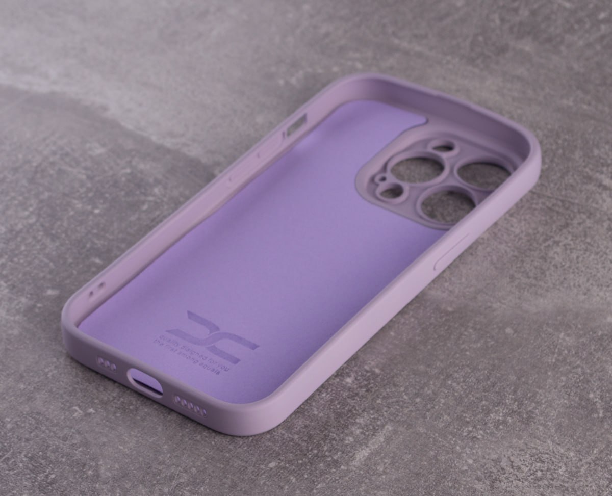 Силиконовый чехол SOFT Silicone Case для iPhone 14 Pro (без лого) глициния
