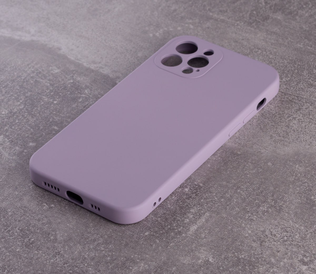 Силиконовый чехол SOFT Silicone Case для iPhone 12 Pro Max (без лого) глициния