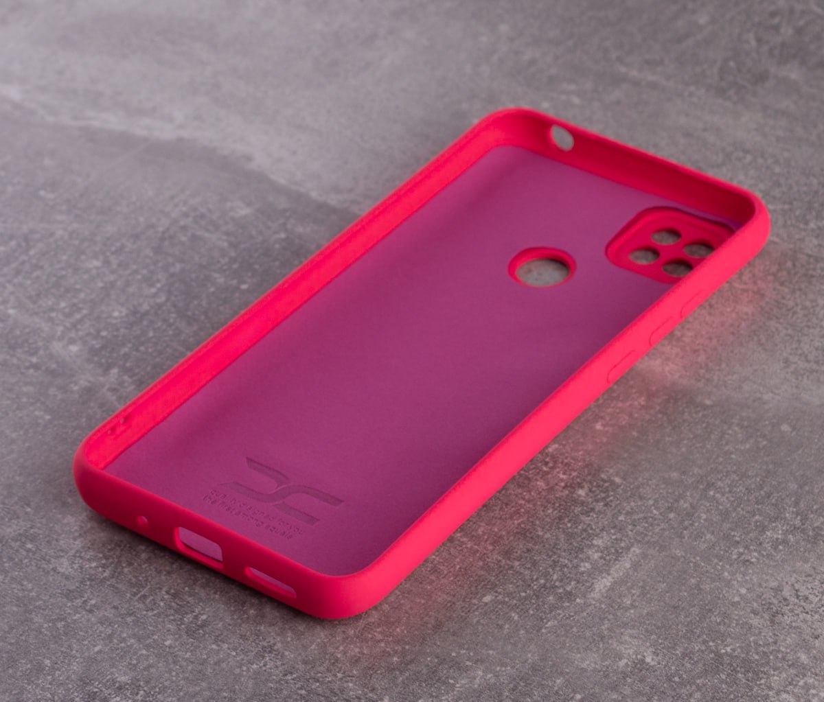 Силиконовый чехол SOFT Silicone Case для Xiaomi Redmi 10A (без лого) малиновый