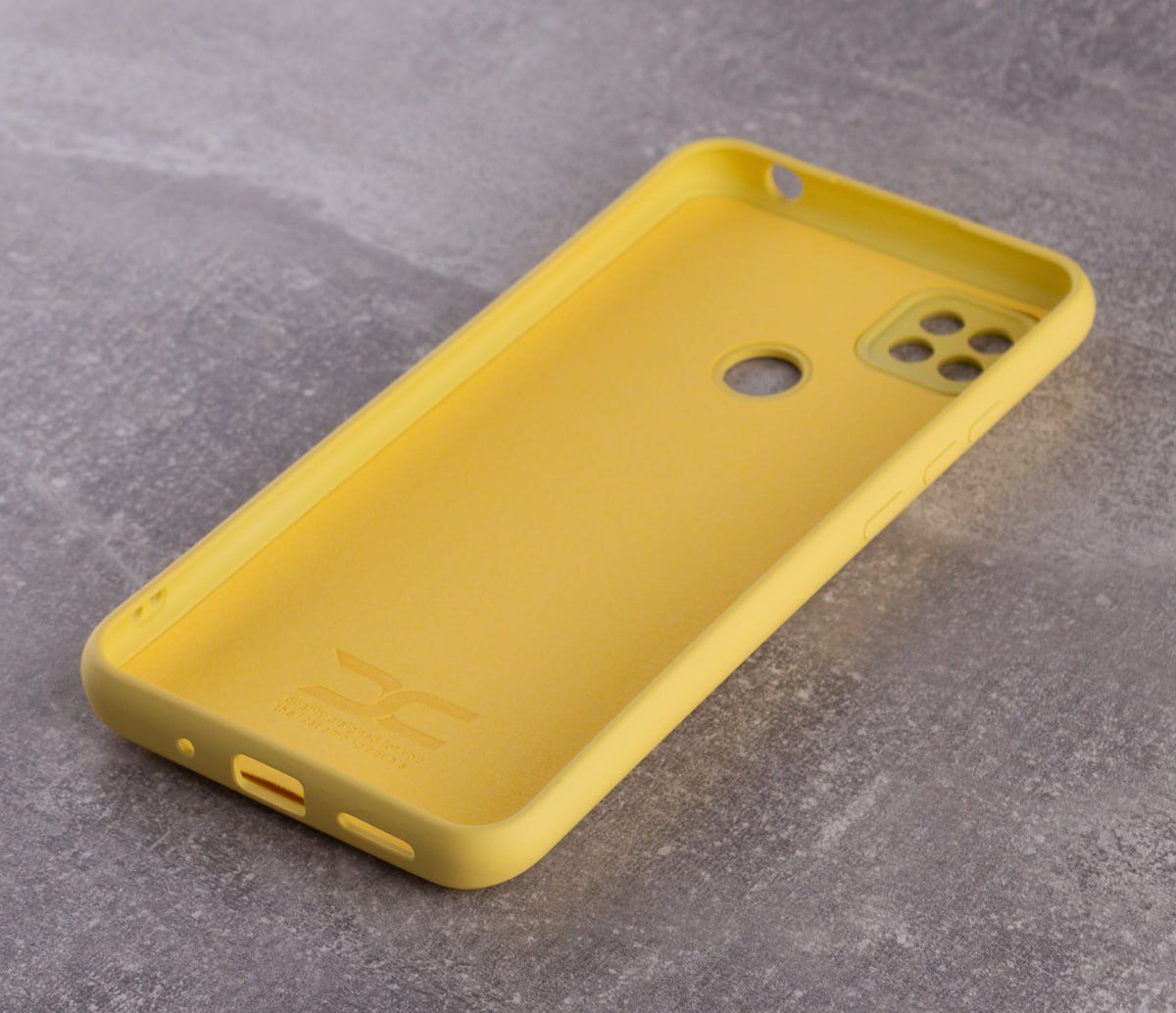 Силиконовый чехол SOFT Silicone Case для Xiaomi Redmi 10A (без лого) лимонный