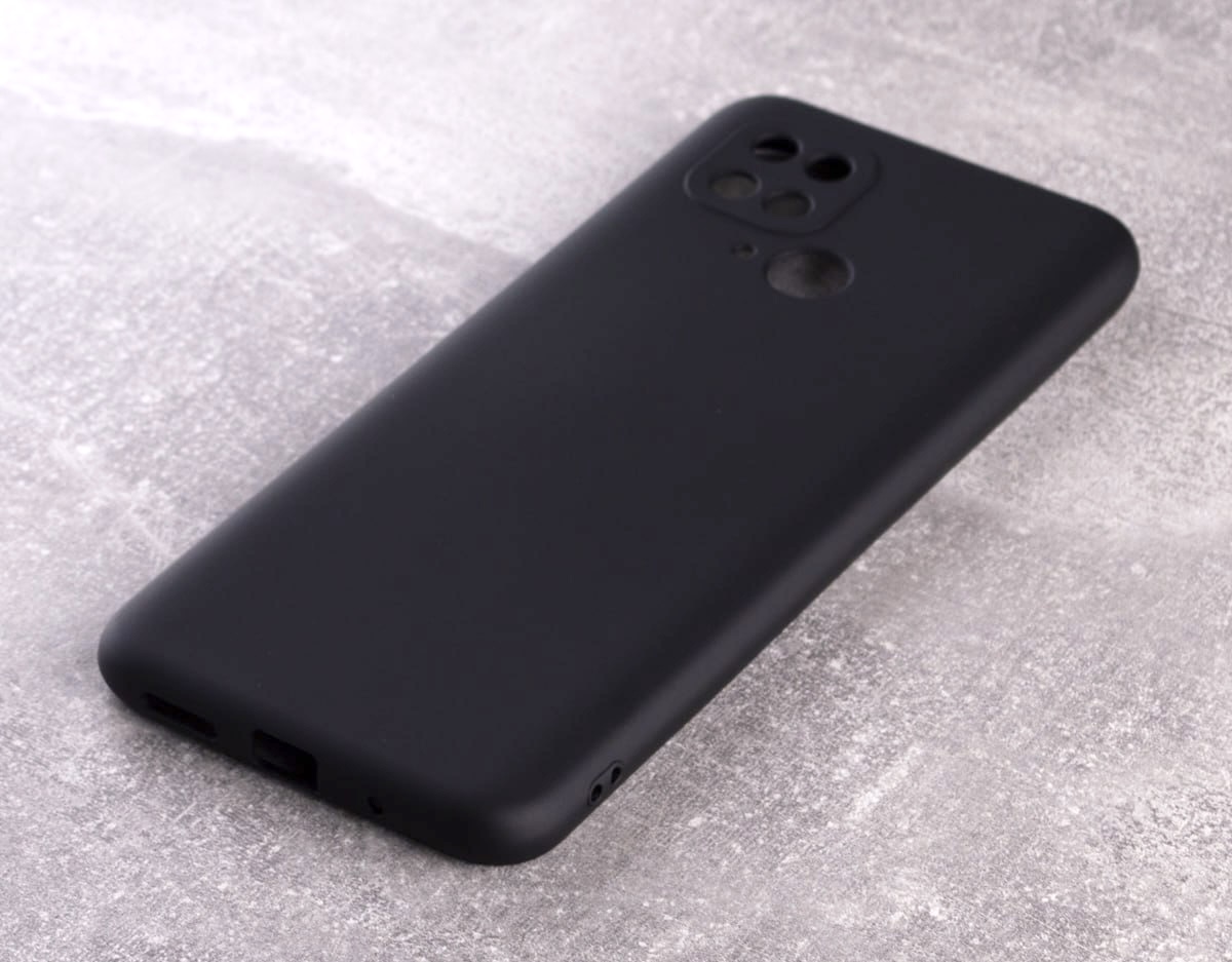 Силиконовый чехол SOFT Silicone Case для Xiaomi Poco C40 (без лого) черный