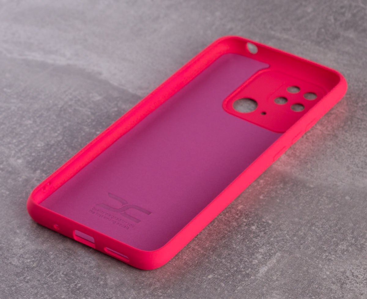 Силиконовый чехол SOFT Silicone Case для Xiaomi Poco C40 (без лого) малиновый