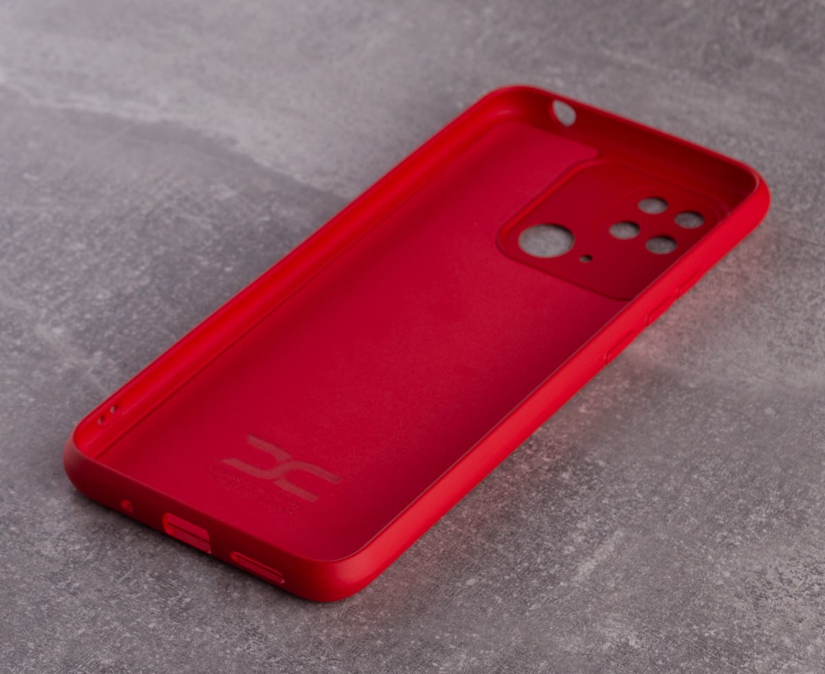 Силиконовый чехол SOFT Silicone Case для Xiaomi Poco C40 (без лого) красный