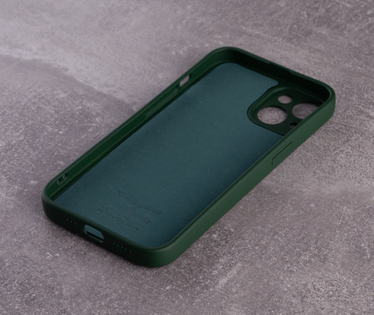 Силиконовый чехол SOFT Silicone Case для iPhone 14 Plus (без лого) темно-зеленый