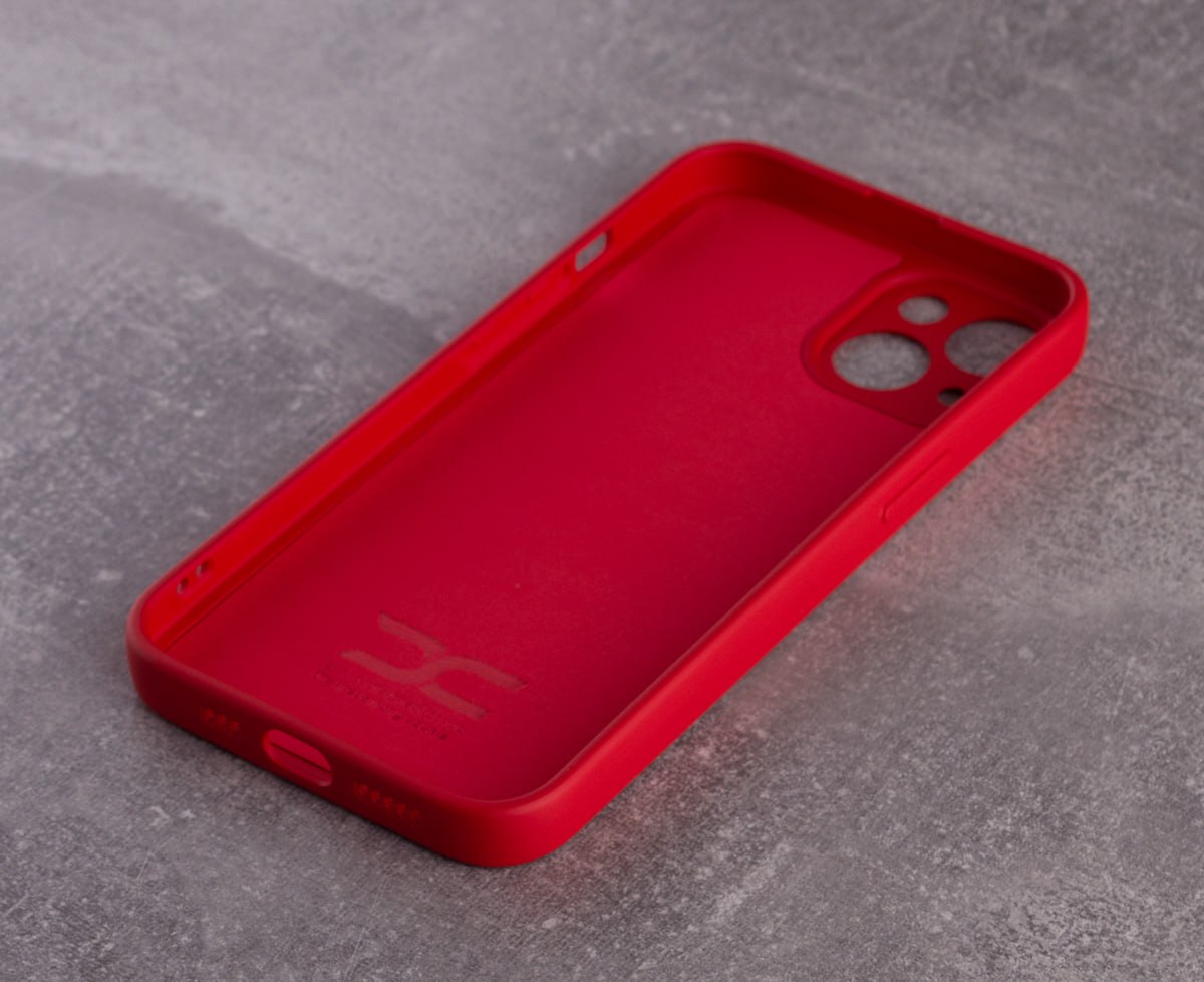 Силиконовый чехол SOFT Silicone Case для iPhone 14 Plus (без лого) красный