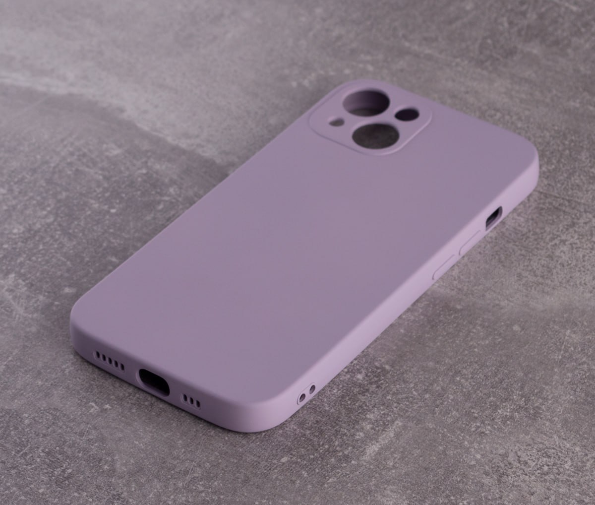 Силиконовый чехол SOFT Silicone Case для iPhone 14 Plus (без лого) глициния