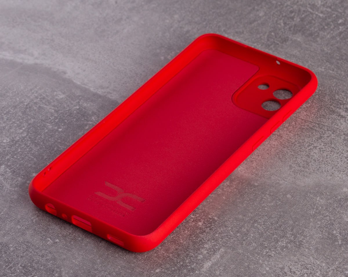 Силиконовый чехол SOFT Silicone Case для Samsung A04 (без лого) красный