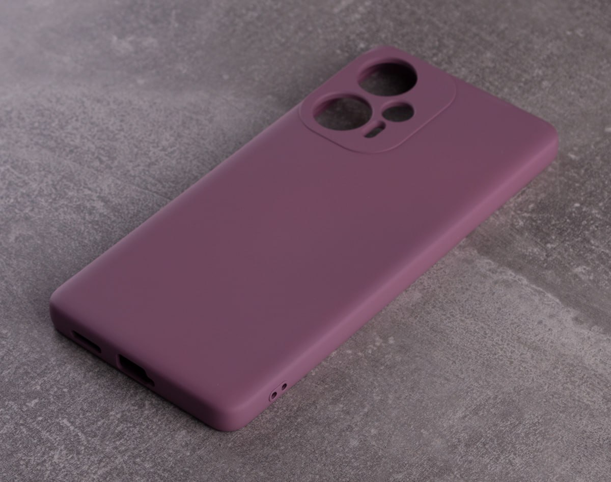 Силиконовый чехол SOFT Silicone Case для Xiaomi Poco F5 (без лого) лаванда