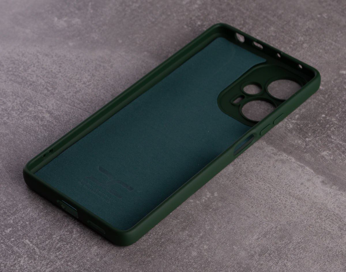 Силиконовый чехол SOFT Silicone Case для Xiaomi Poco F5 (без лого) темно-зеленый