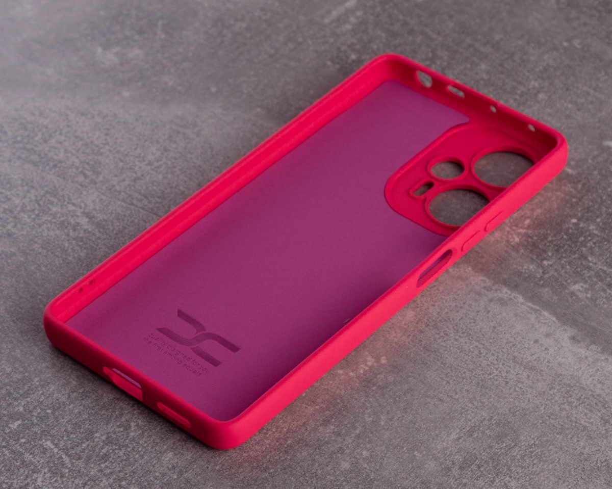 Силиконовый чехол SOFT Silicone Case для Xiaomi Poco F5 (без лого) малиновый
