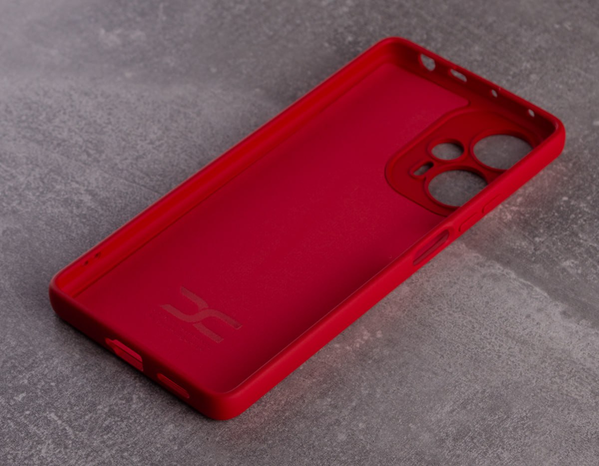 Силиконовый чехол SOFT Silicone Case для Xiaomi Poco F5 (без лого) красный