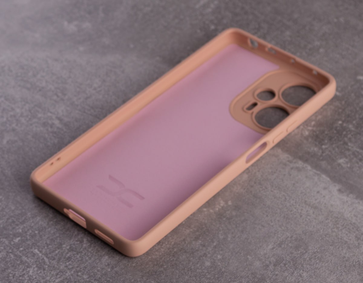 Силиконовый чехол SOFT Silicone Case для Xiaomi Poco F5 (без лого) пудра
