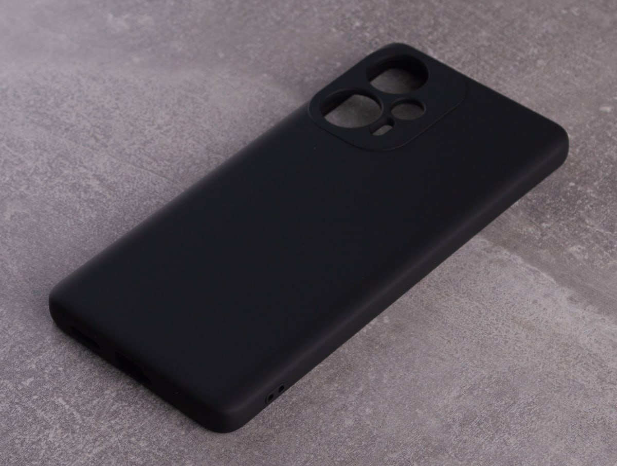 Силиконовый чехол SOFT Silicone Case для Xiaomi Poco F5 (без лого) черный