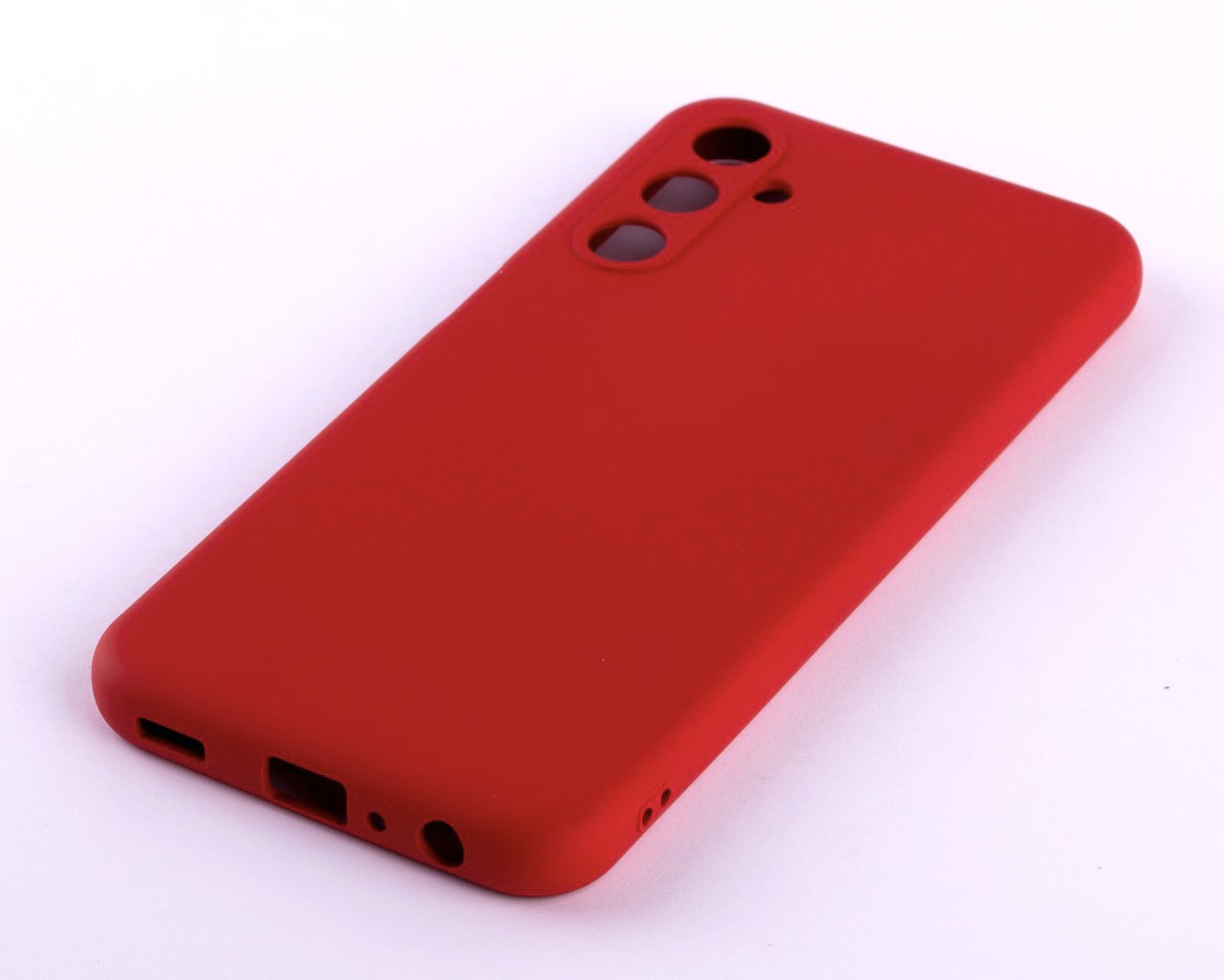 Силиконовый чехол SOFT Silicone Case для Samsung M34 5G (без лого) красный