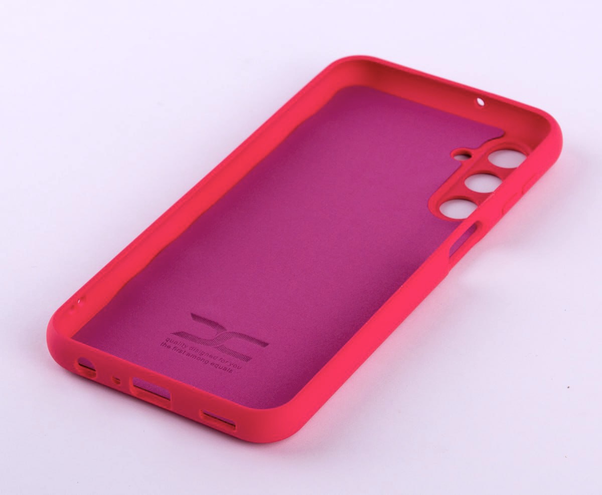 Силиконовый чехол SOFT Silicone Case для Samsung M34 5G (без лого) малиновый
