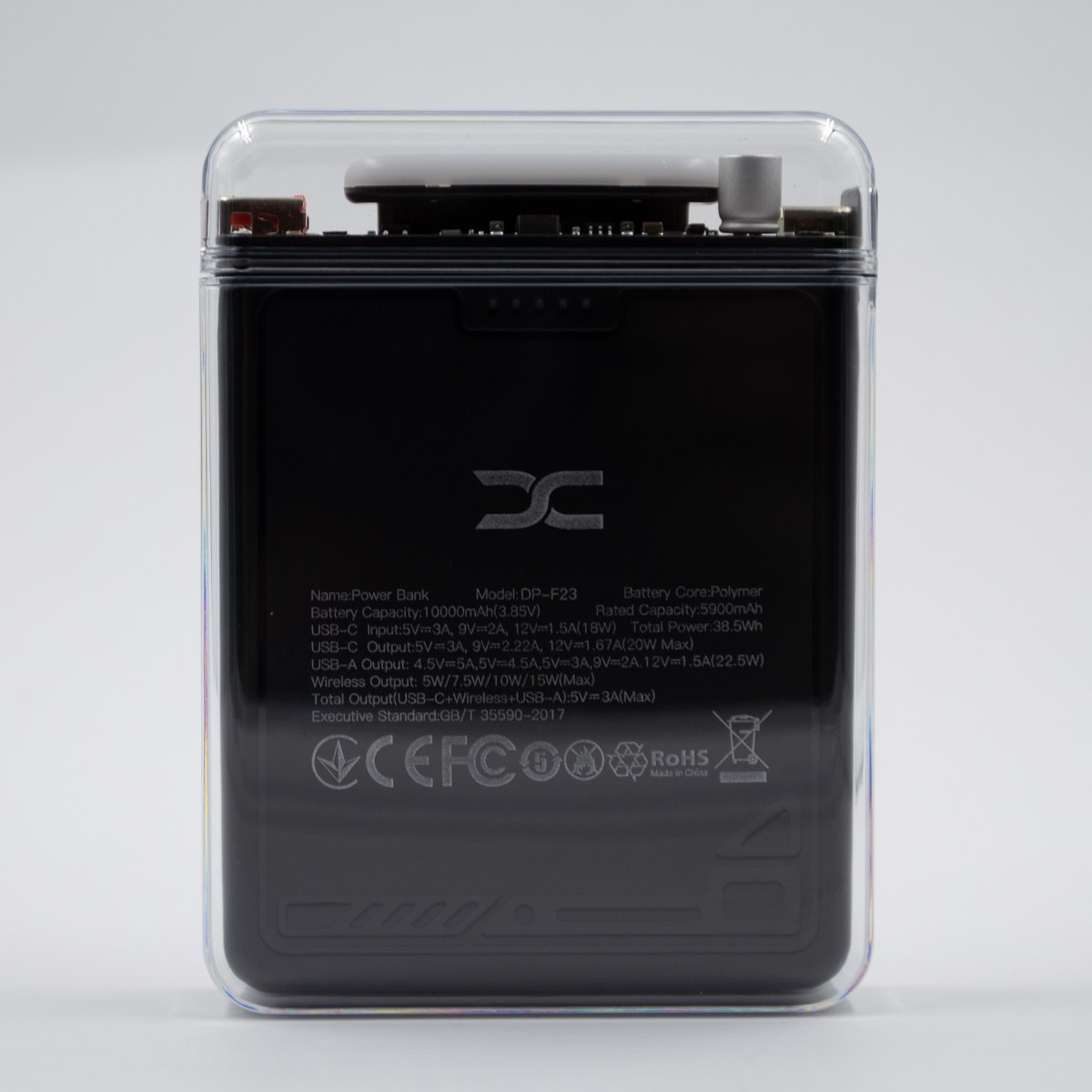 АКБ PowerBank с поддержкой MagSafe DC DP-F23 (10000 mAh) Fast Charging черный