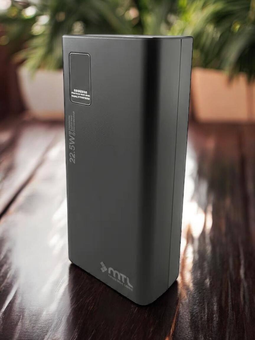 АКБ PowerBank MTL MT-4520 2USB/22,5W/PD/LED дисплей (20000mAh) черный