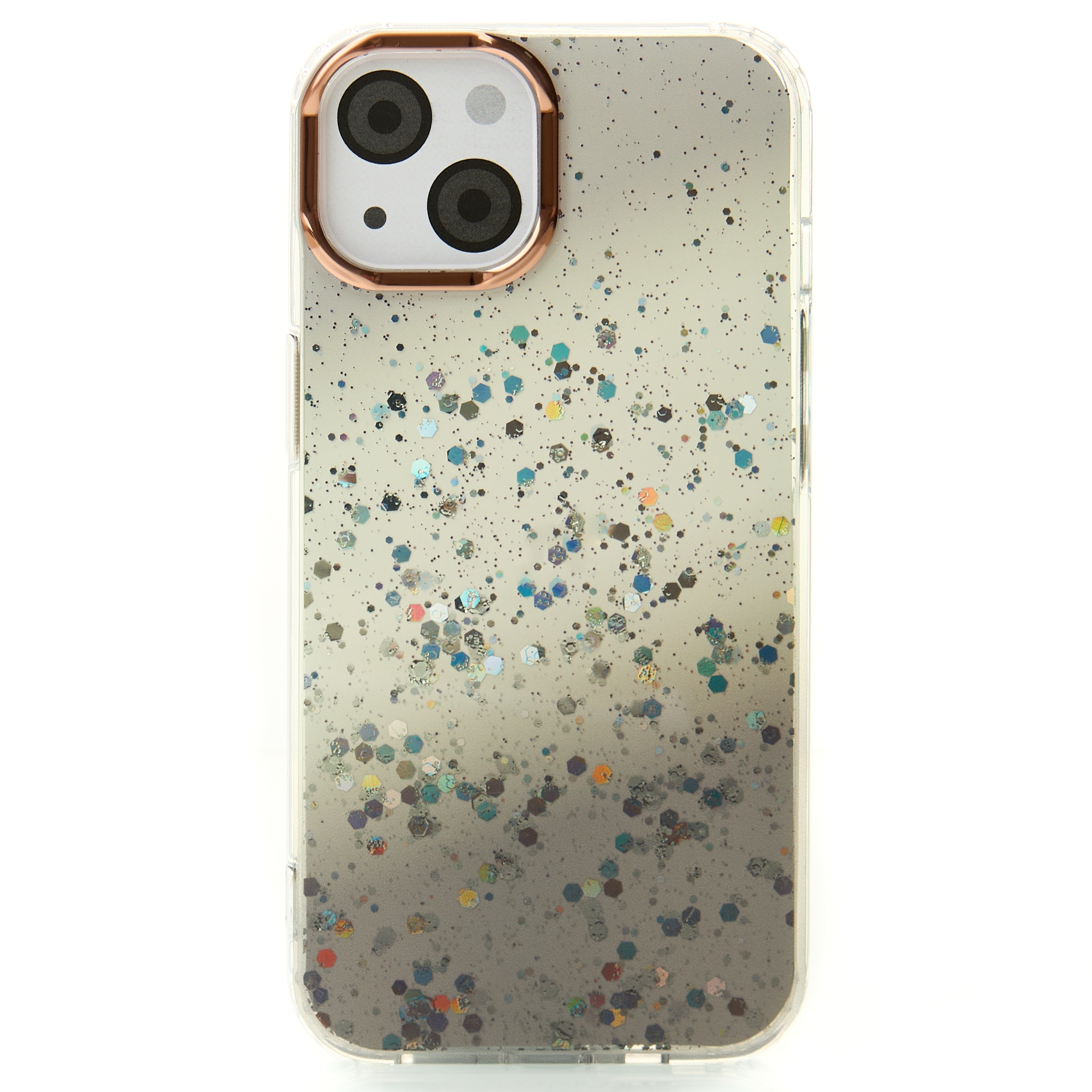 Акриловый чехол Confetti для iPhone 15 черный