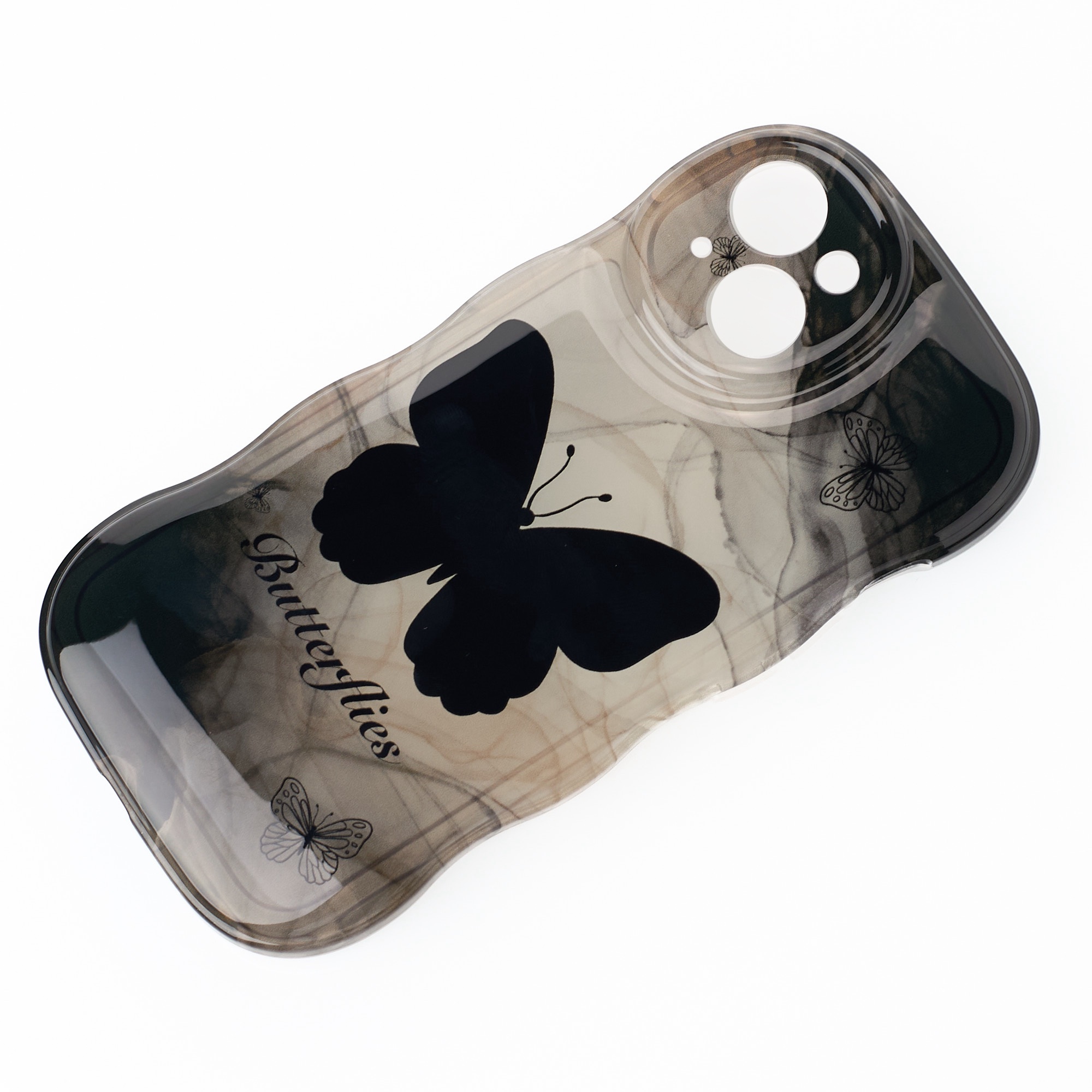 Чехол BUTTERFLY для iPhone 13 черный