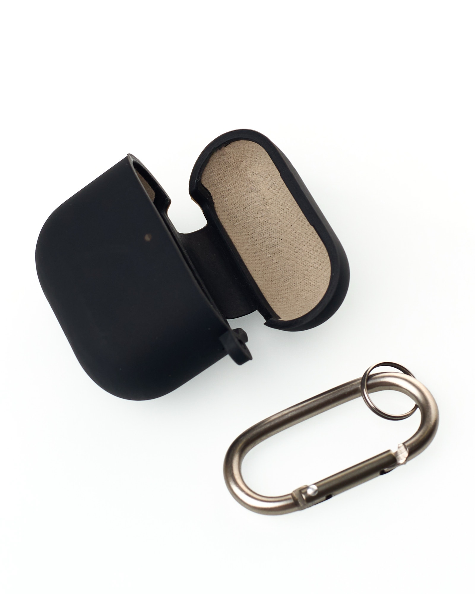 Чехол для Airpods 4 SOFT+Fiber black