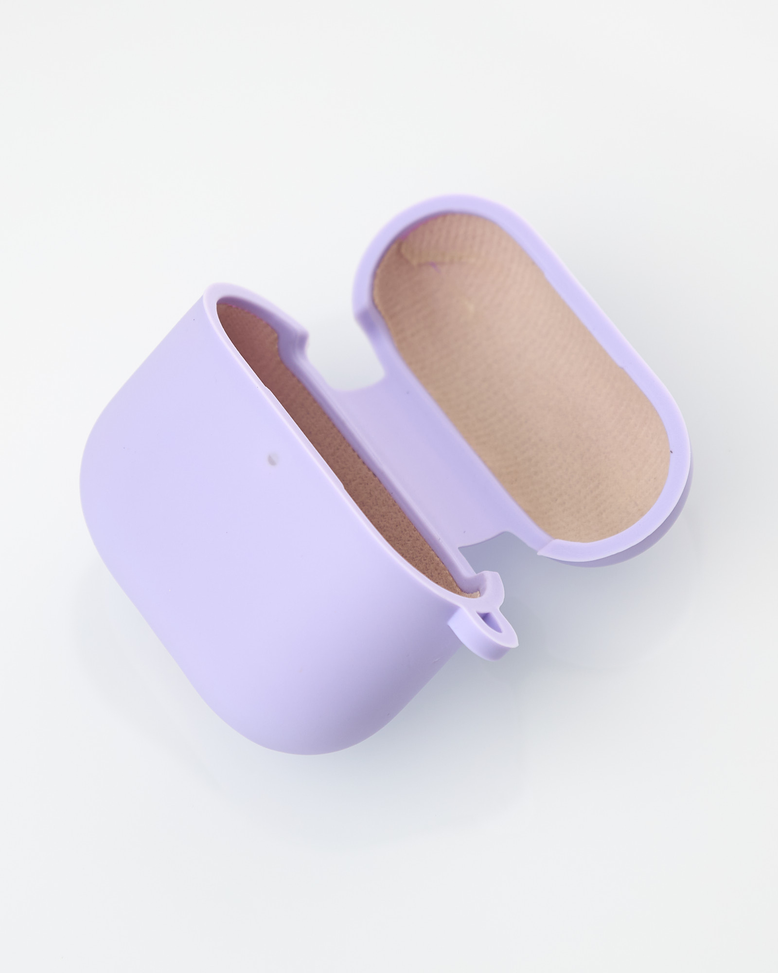 Чехол для Airpods 4 SOFT+Fiber ligth purple