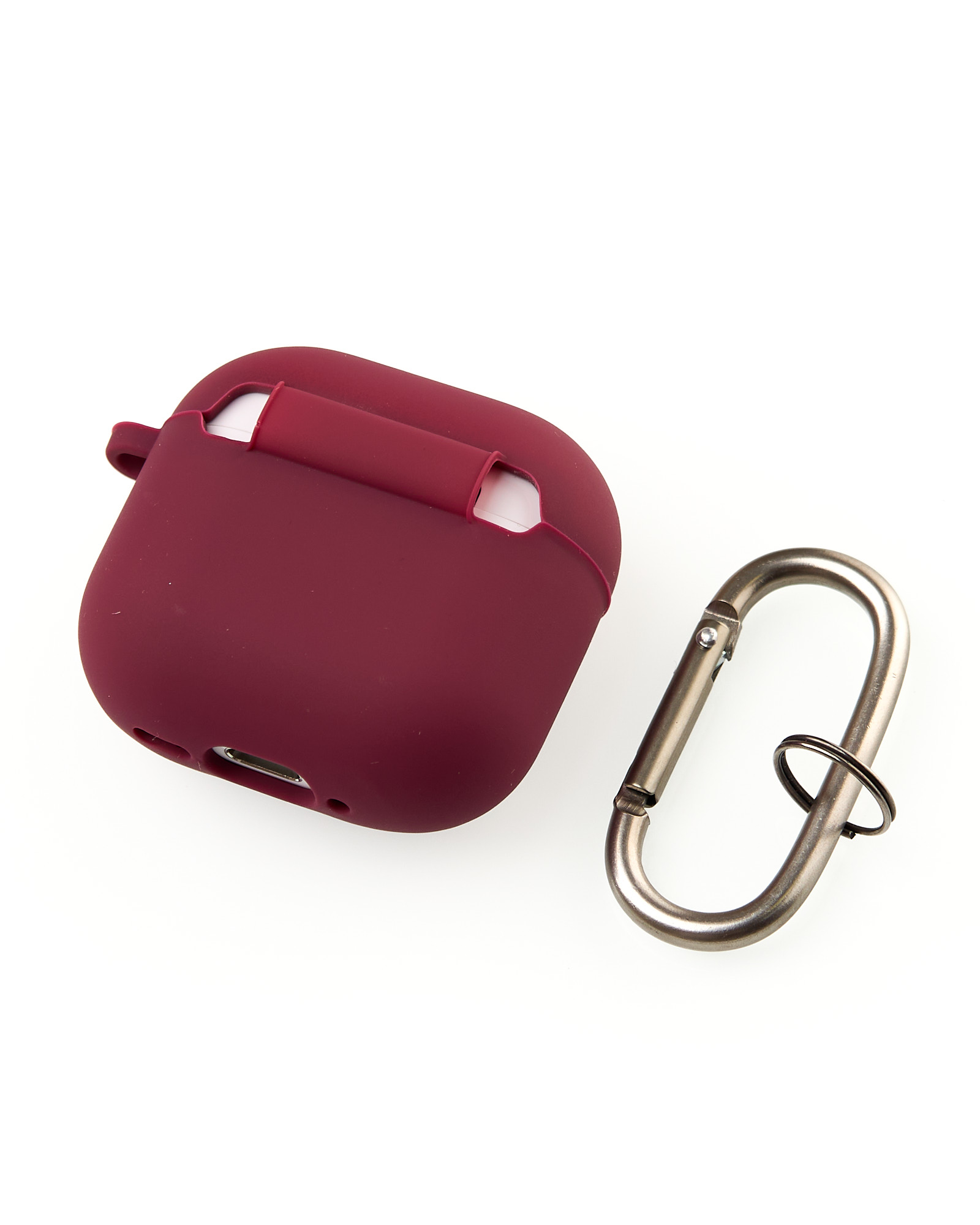 Чехол для Airpods 4 SOFT+Fiber rose red