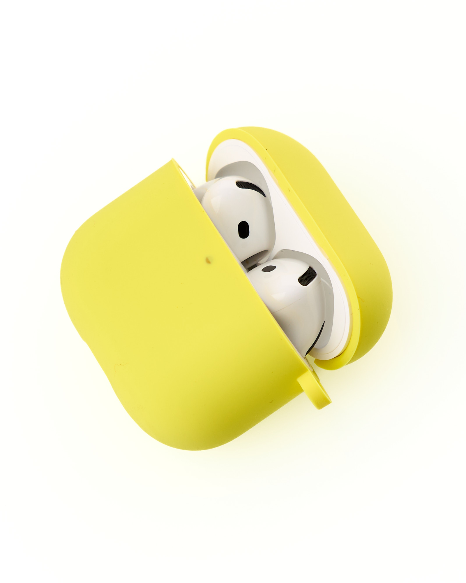 Чехол для Airpods 4 SOFT+Fiber shiny yellow