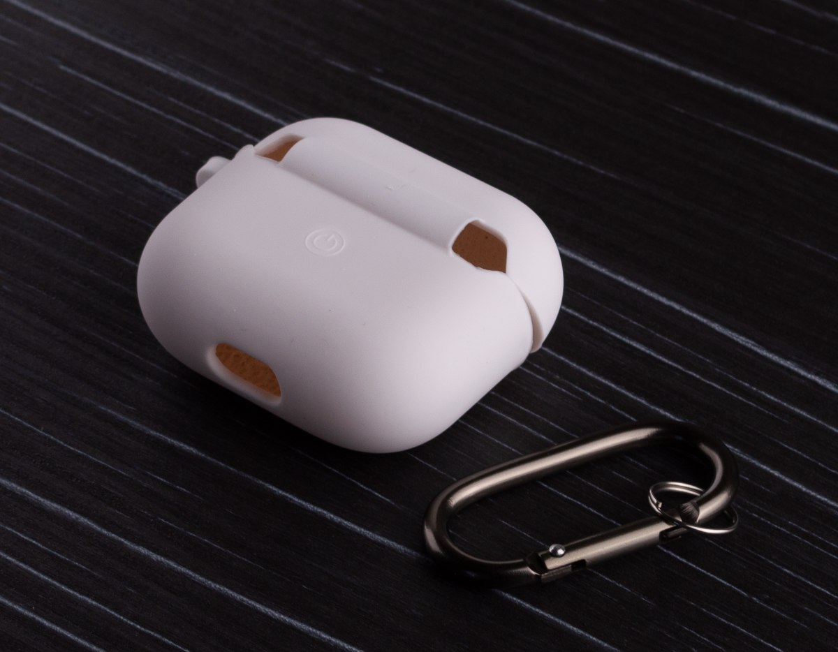 Чехол для Airpods Pro SOFT+Fiber white