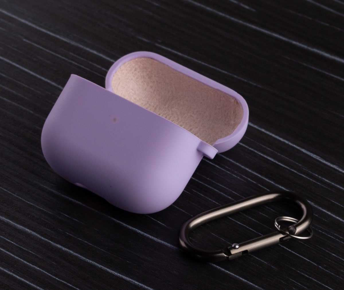 Чехол для Airpods Pro SOFT+Fiber ligth purple
